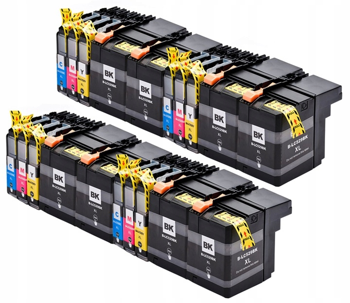 20 TUSZE LC-525 XL LC-529 XL DO DRUKARKI BROTHER MFC-J200 DCP-J100 DCP-J105