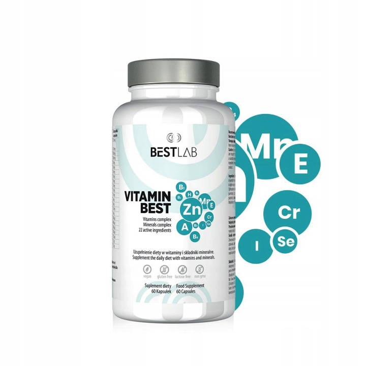 Best Lab VitaMinBest Kompleks Witaminy Minerały 60 kapsułek
