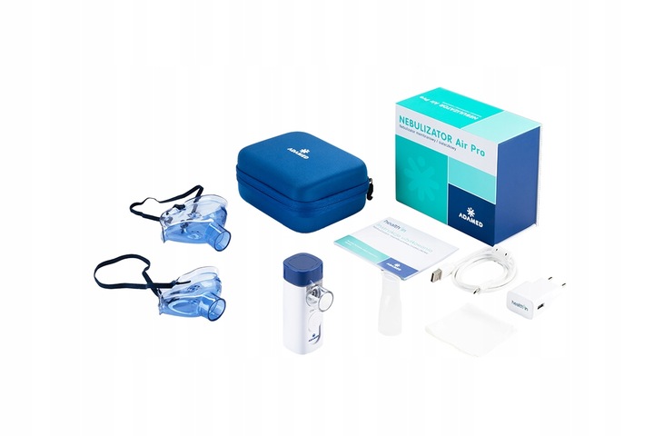 NEBULIZATOR INHALATOR ADAMED PULINNO AIRPRO + SOLANKA ZABŁOCKA 125ML GRATIS