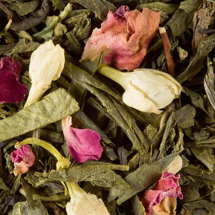 Herbata sypana zielona liściasta z owocami Dammann Bali puszka 90g