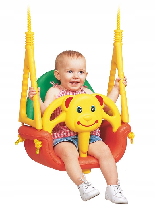 HUŚTAWKA DLA DZIECI OGRODOWA DOMOWA MODUŁOWA KUBEŁKOWA 3w1 BEZPIECZNA