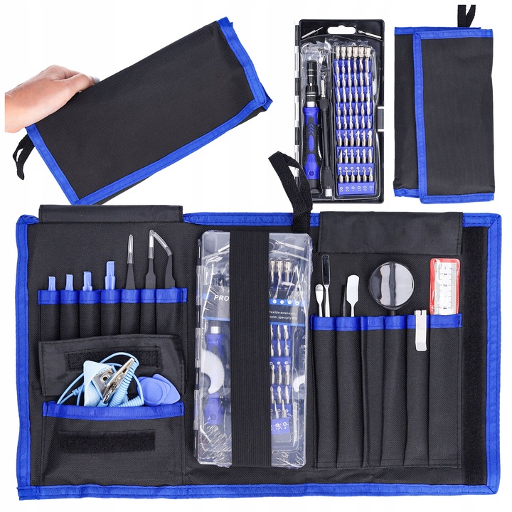 ZESTAW ŚRUBOKRĘTÓW PRECYZYJNYCH WKRĘTAKI BITY 75W1 W ETUI