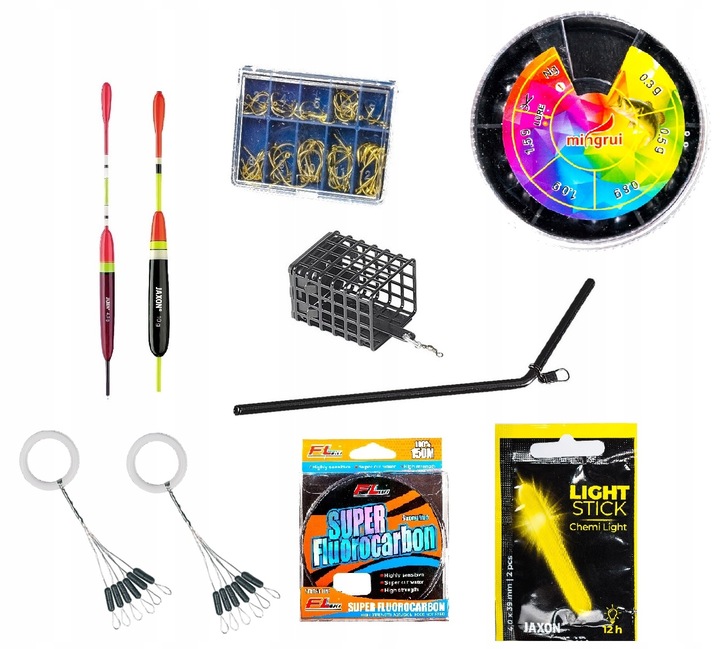 ZESTAW na Spławik Wędka JAXON + Kołowrotek + Żyłka