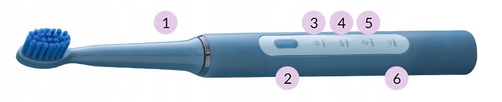 SZCZOTECZKA SONICZNA DO ZĘBÓW DLA DZIECI OD 8 LAT VITAMMY SPLASH SURF USB