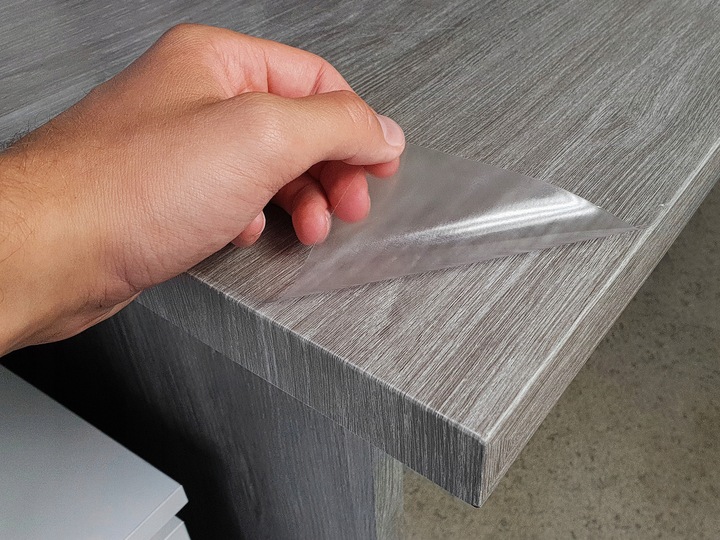 Folia Samoprzylepna Meblowa PCV Przezroczysta Ochronna Na Stół Książki