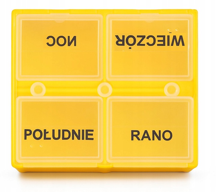 Organizer na leki Tygodniowy Kasetka Pojemnik kasetka na tabletki 7/4 DA402