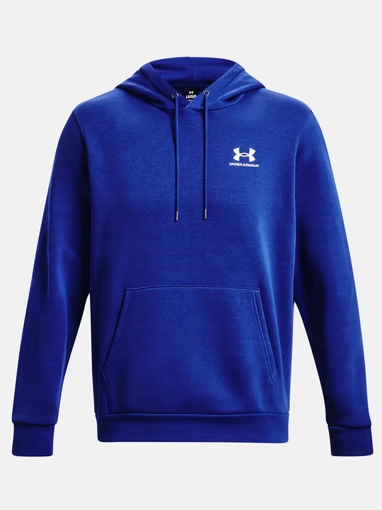 UNDER ARMOUR Polarowa bluza z kapturem UA Essential – NIEBIESKA