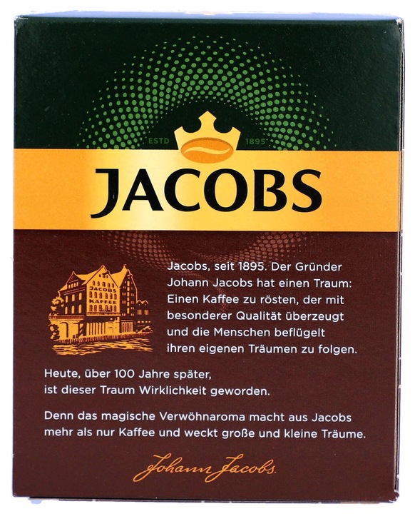 Kawa rozpuszczalna Jacobs Espresso w saszetkach 2x25 saszetek 45g z Niemiec