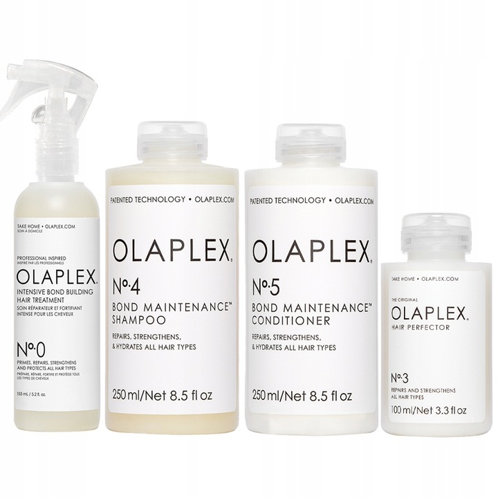 OLAPLEX NO.0 NO.3 NO.4 NO.5 ZESTAW ODBUDOWA 755ML