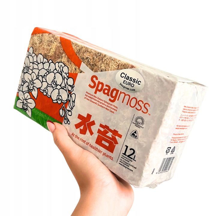 Mech Sphagnum Torfowiec BESGROW SpagMoss 150g 12L Mech Spagnum Podłoże