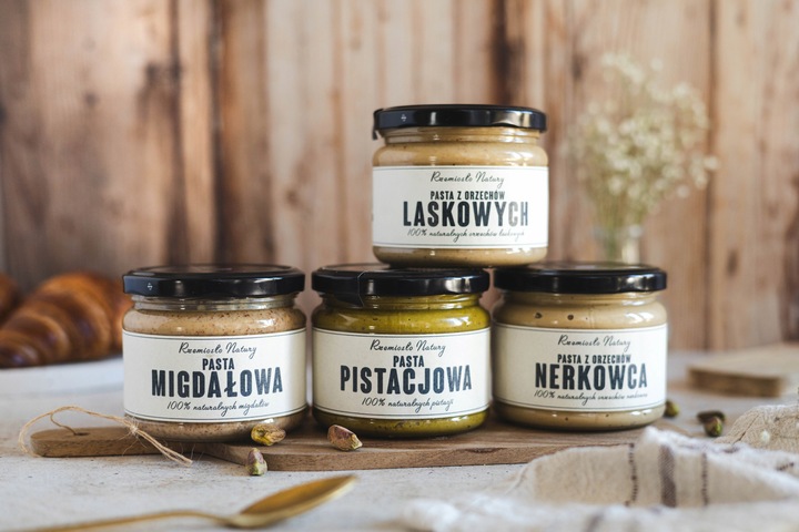 PASTA Z ORZECHÓW NERKOWCA 100% - 300g - Rzemiosło Natury