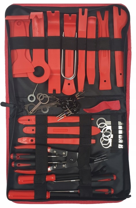 ŚCIĄGACZE DO TAPICERKI ZESTAW ŚCIĄGACZY 43EL ŁYŻKI PINY