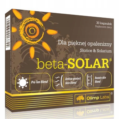 OLIMP BETA SOLAR 2x30kaps PIĘKNA ZDROWA OPALENIZNA