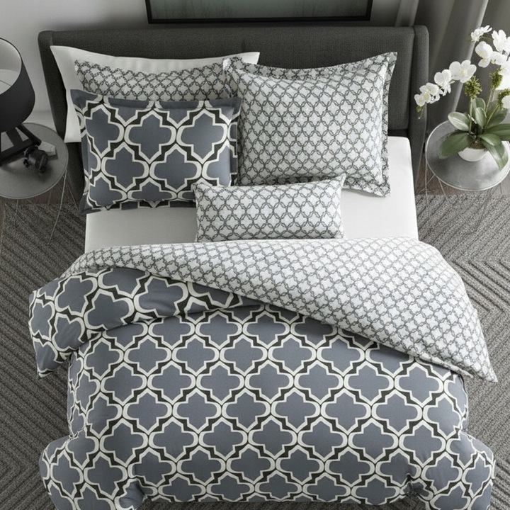 POŚCIEL KOMPLET 160x200 + 2x POSZEWKA 70x80 BAWEŁNA SATYNOWA - RÓŻNE WZORY