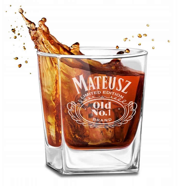 SZKLANKA DO WHISKY 300 ml z grawerem PREZENT URODZINY Dla Chłopaka