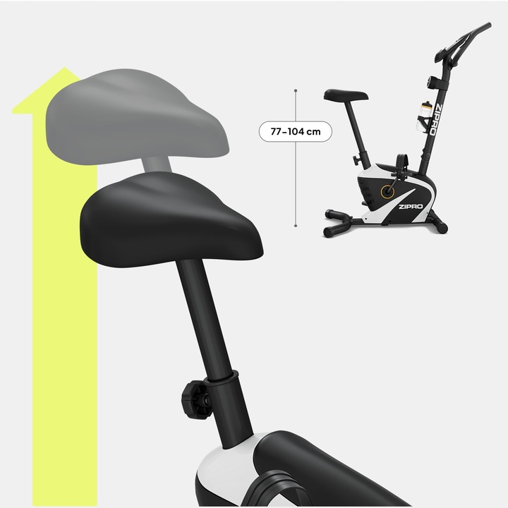 ROWER STACJONARNY rowerek MAGNETYCZNY Treningowy Domowy LCD - BEAT ZIPRO