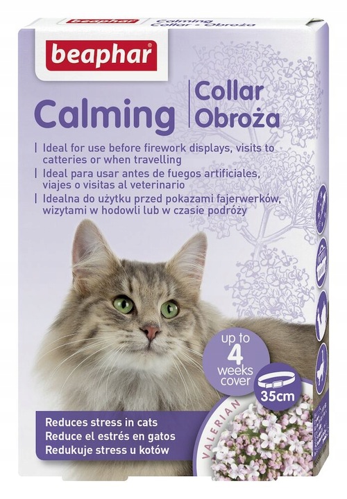 Beaphar CALMING COLLAR KOT - OBROŻA RELAKSACYJNA