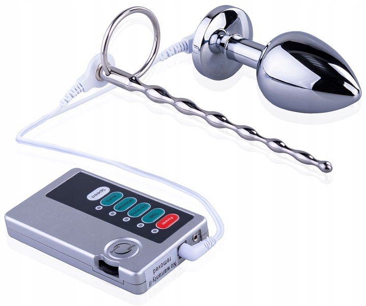 2 ELEKTRO STYMULATORY BDSM Korek Analny + Dilator
