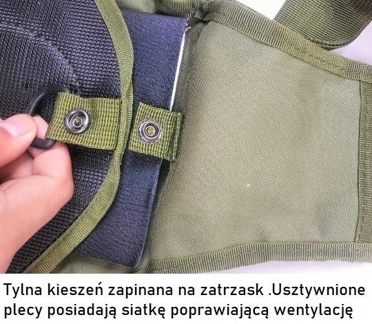Plecak WOJSKOWY TAKTYCZNY Miejski Do Pracy Wycieczki Torba na Jedno Ramię