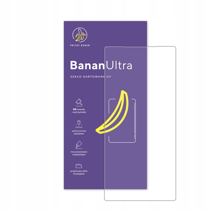 Szkło hartowane UV BananUltra na cały ekran do Samsung Galaxy S24 Ultra