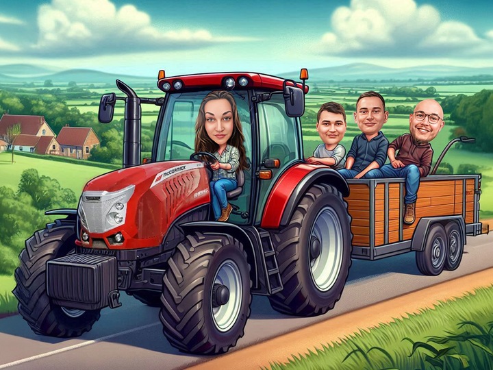 Karykatura A3 ze zdjęcia prezent rocznica urodziny 18natka ramka GRATIS