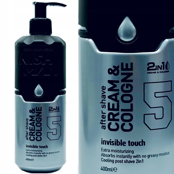 Balsam po goleniu NISHMAN 2w1 Invisible Touch 400