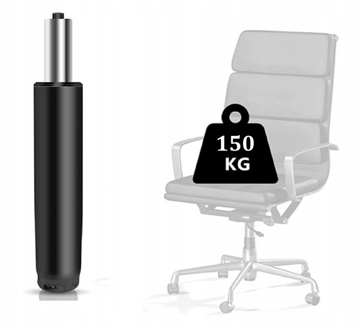 PODNOŚNIK SIŁOWNIK AMORTYZATOR DO FOTELA KRZESŁA OBROTOWEGO BIUROWEGO
