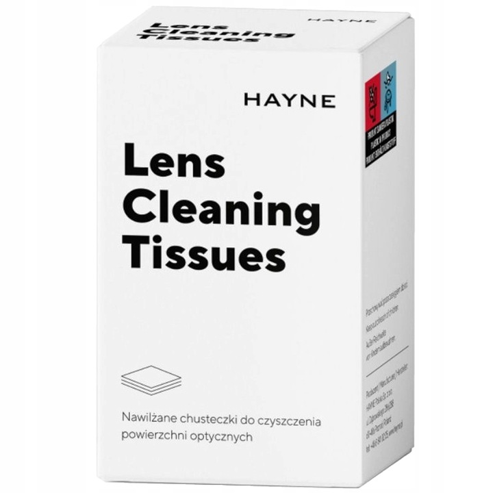 CHUSTECZKI HAYNE NAWILŻANE DO OKULARÓW EKRANÓW PROFESJONALNE 2 x 30 SZTUK