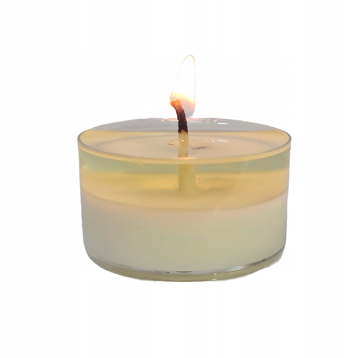 Podgrzewacz Tealighty sojowe bezzapachowe w przezroczystej osłonie -