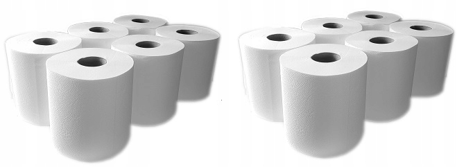 Ręcznik papierowy Czyściwo MIDI 12x100m 2 warstwowy 100% celuloza