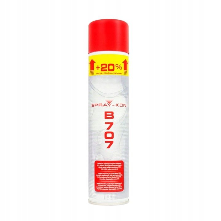 Spray-Kon B707 600ML KLEJ KONTAKTOWY W SPRAYU IN01