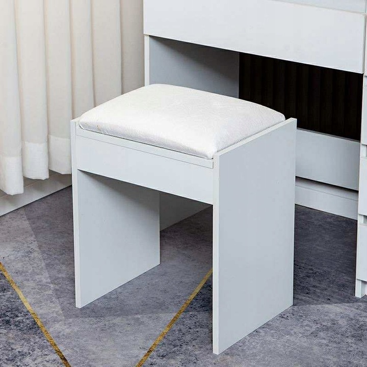 TOALETKA kosmetyczna LUSTRO OŚWIETLENIE 12 LED 94 x 140 x 43cm