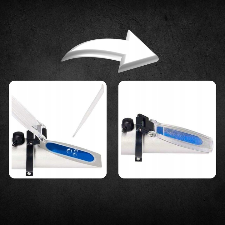 REFRAKTOMETR DO MIODU CUKROMIER + ZAWARTOŚĆ WODY KALIBRACJA MIERNIK CUKRU