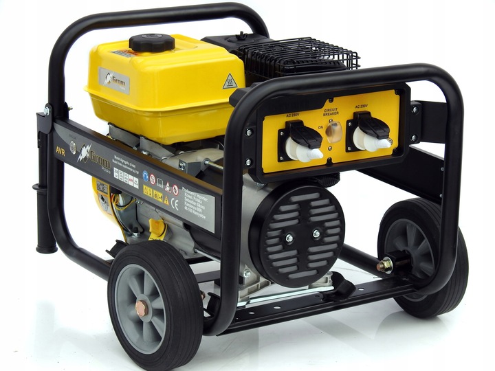 PROFESJONALNY AGREGAT PRĄDOTWÓRCZY 5,2kW generator AVR MIEDŹ STOJAN