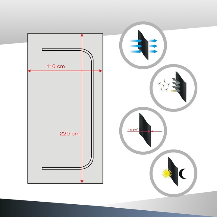 DRZWI PRZECIWPYŁOWE BUDOWLANE KURTYNA PRZECIWPYŁOWA+MOCNA SZARA TAŚMA