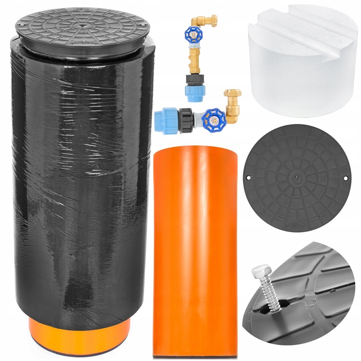 STUDZIENKA wodomierzowa H=1200 DN400 izolowana ATEST ocieplenie +