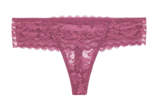 Majtki Stringi figi damskie bawełna koronkowe 6pak