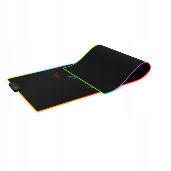 Podkładka LED RGB Mousepad 2.0 XL pod mysz czarna