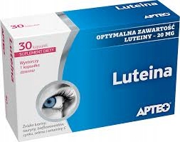LUTEINA 20 MG + WITAMINY NA WZROK OCZY