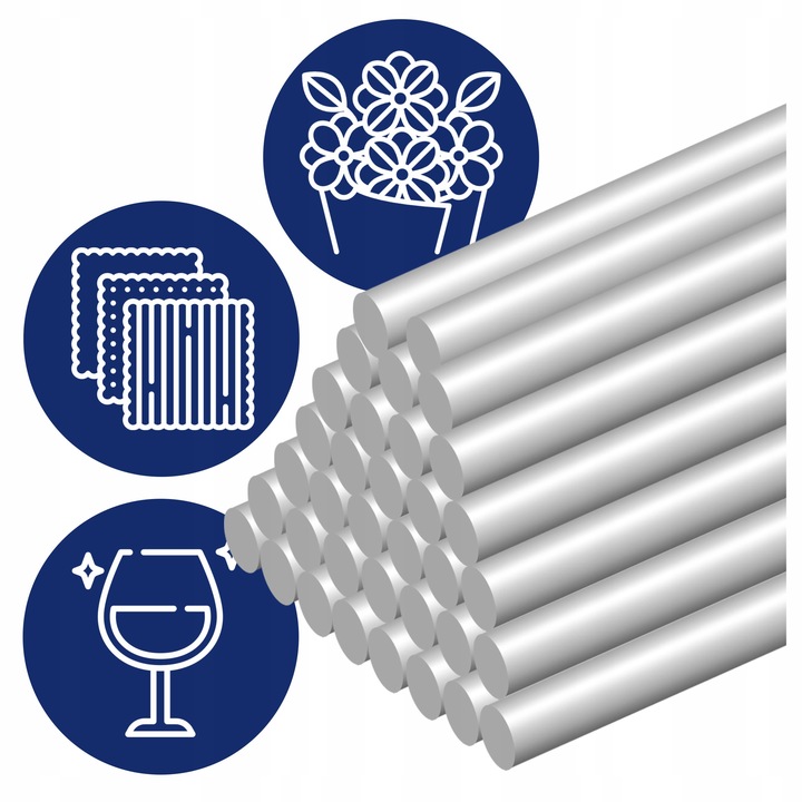 KLEJ do PISTOLETU NA GORĄCO 11 mm x 300 mm 2KG wkłady bezbarwne 70