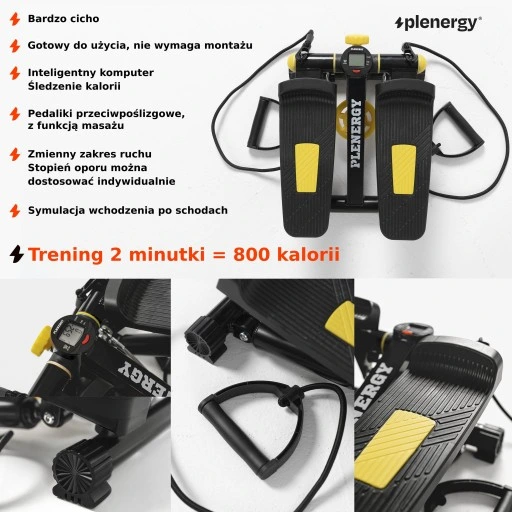 Stepper Plenergy X1 z linami zasilania