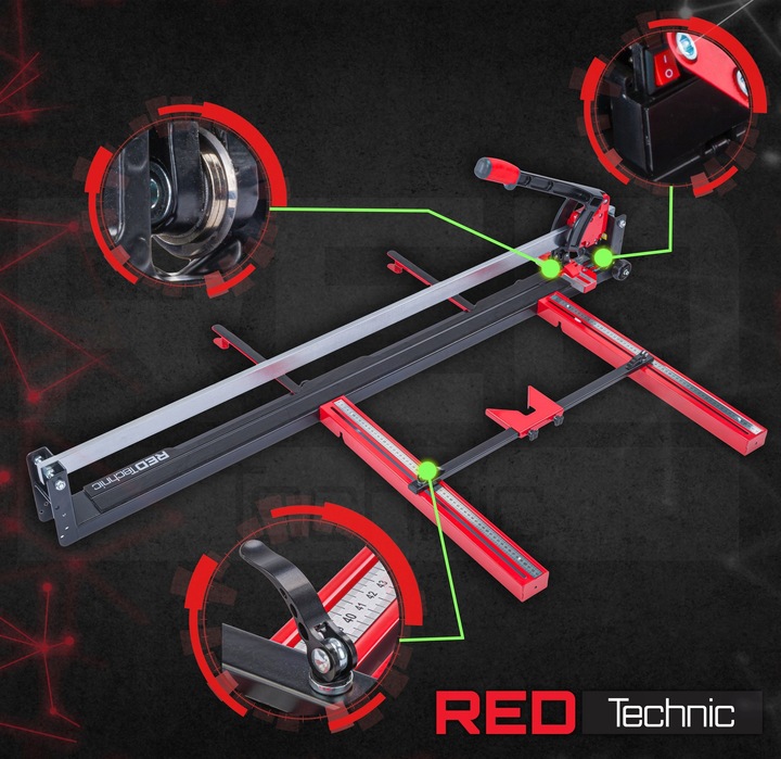 PRZECINARKA do Glazury MASZYNKA Ręczna do Cięcia Płytek LASER 1200 mm