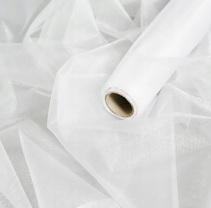 ORGANZA KOMUNIJNA komunia dekoracja stołu na stół bieżnik na komunię złoty