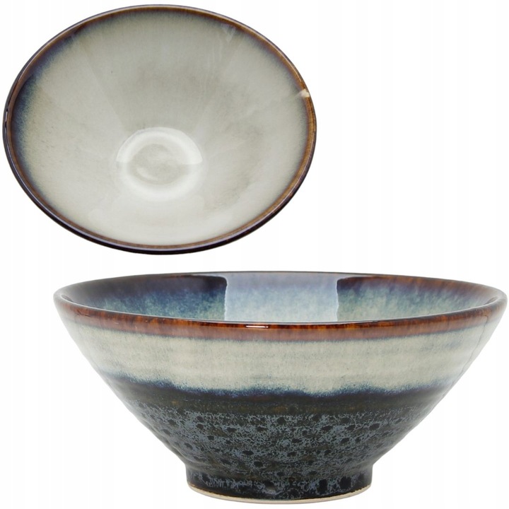 MISKA TALERZ GŁĘBOKI DO MAKARONU ZUPY RAMEN 1L MISECZKA OBIADOWA 20cm