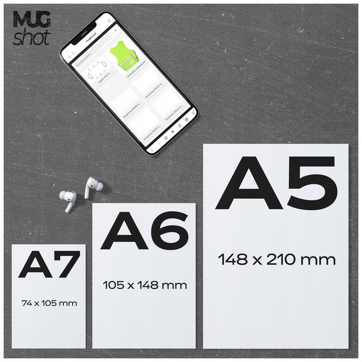 Ulotki A6 100 sztuk DWUSTRONNE / jednostronne | mat / błysk + wizualizacja