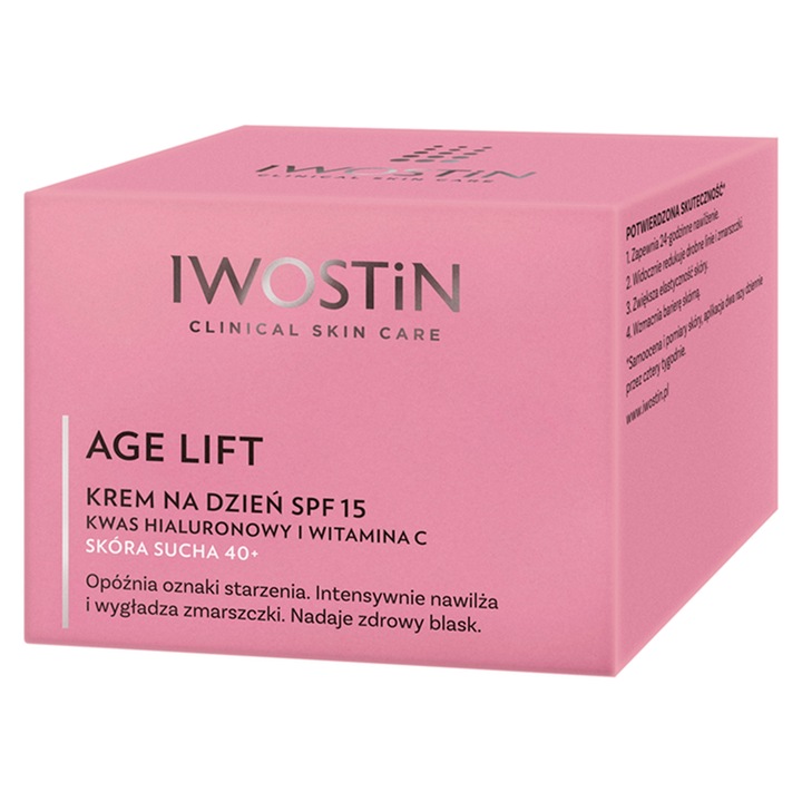 IWOSTIN AGE LIFT 15 SPF NA DZIEŃ 50 ML KREM PRZECIWSTARZENIOWY DO TWARZY