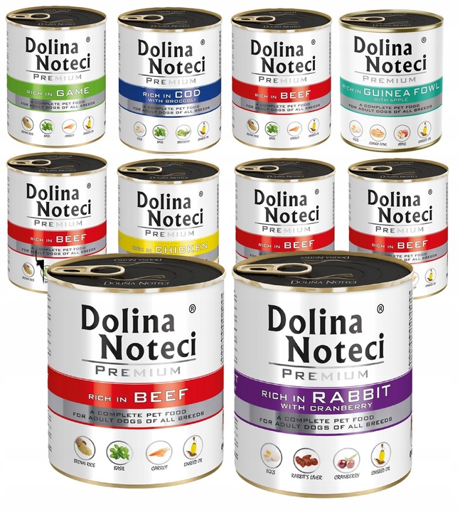 Dolina Noteci Premium Mix smaków 10x 800g