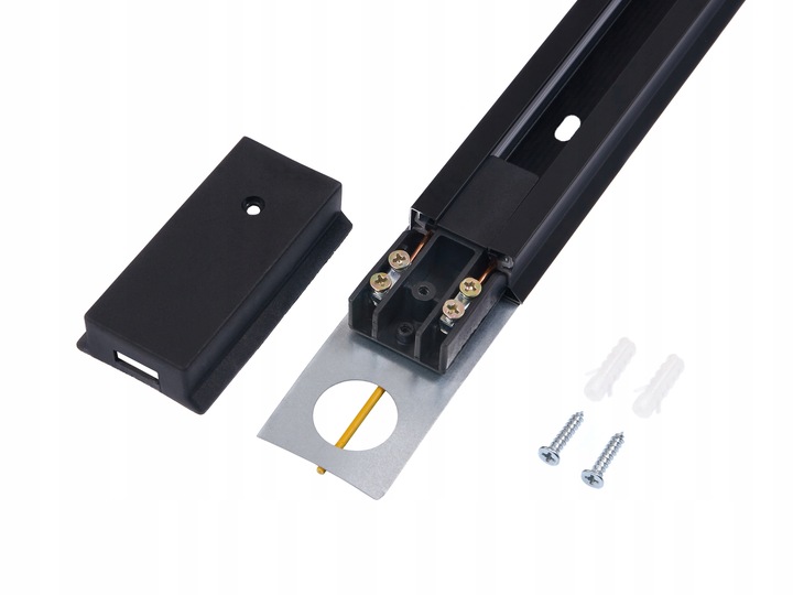 Oświetlenie Szynowe Szyna 1m 4x Reflektor LED GU10 Zestaw