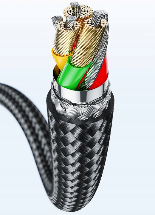 TOOCKI KABEL USB-A DO USB-C 100W PD 6A QC LCD 2 M do HUAWEI XIAOMI SAMSUNG