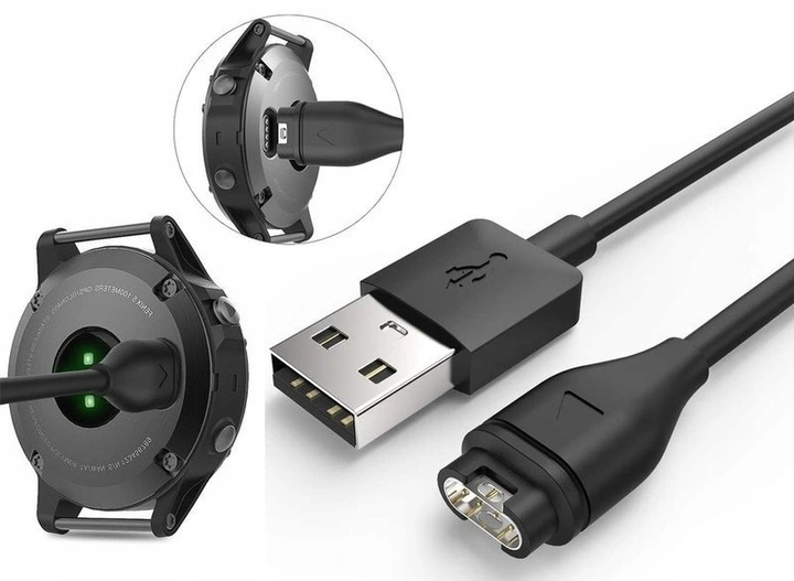 Kabel USB ładowarka Garmin FENIX 5 5X 6 6S 6X 7 7X 8 Plus Venu 2 3 2S 3S SQ